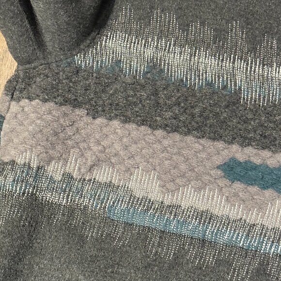 Marla Wynne Wool Blend Embroidery Topper Coat Womens Large Long Sleeve NWOT - Picture 5 of 11